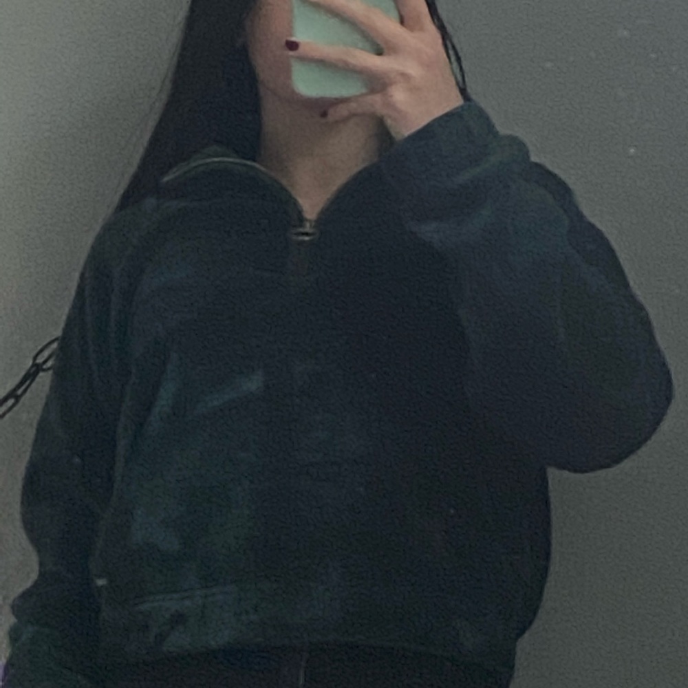 Hollister Cropped Quarter-Zip Pullover